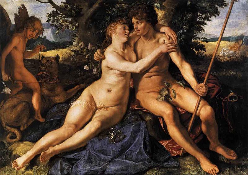 Hendrick Goltzius Venus and Adonis